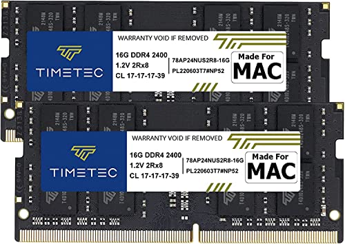 imac増設用メモリ ddr4 2666 32GB（16*2） Amazon.co.jp: Timetec 32GB(2x16GB) iMac対応 メモリ DDR4 2400MHz